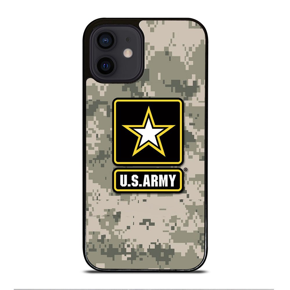 US ARMY USA MILITARY CAMO LOGO iPhone 12 Mini Case Cover