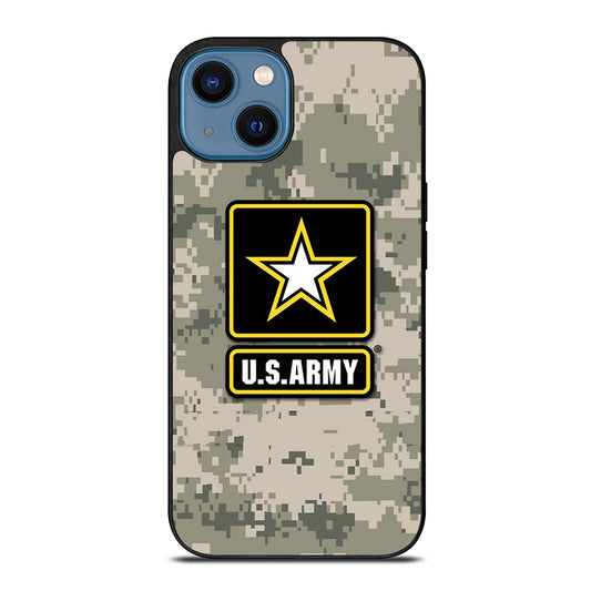 US ARMY USA MILITARY CAMO LOGO iPhone 14 Case Cover