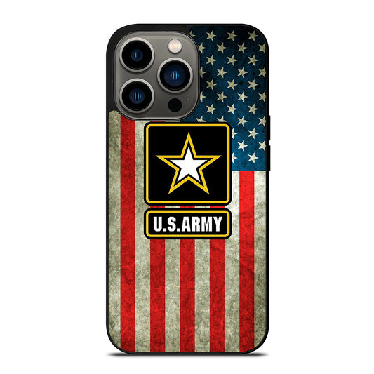US ARMY USA MILITARY FLAG LOGO iPhone 13 Pro Case Cover