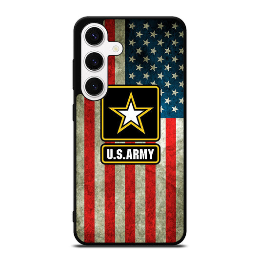US ARMY USA MILITARY FLAG LOGO Samsung Galaxy S24 Case Cover