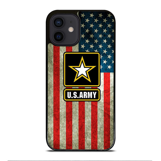 US ARMY USA MILITARY FLAG LOGO iPhone 12 Mini Case Cover