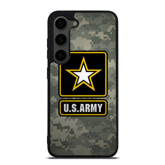US ARMY USA MILITARY LOGO CAMO Samsung Galaxy S23 Plus Case Cover