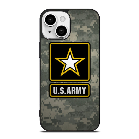 US ARMY USA MILITARY LOGO CAMO iPhone 13 Mini Case Cover