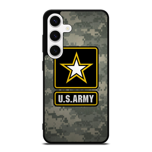 US ARMY USA MILITARY LOGO CAMO Samsung Galaxy S24 Case Cover