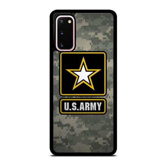 US ARMY USA MILITARY LOGO CAMO Samsung Galaxy S20 Case Cover