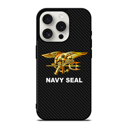 US NAVY SEAL CARBON LOGO iPhone 15 Pro Case Cover