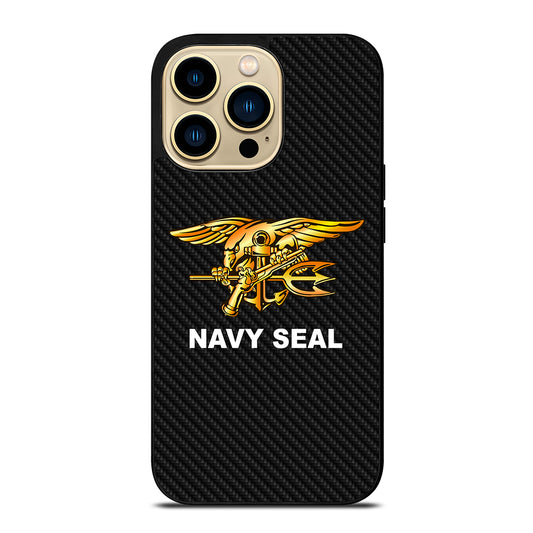 US NAVY SEAL CARBON LOGO iPhone 14 Pro Max Case Cover