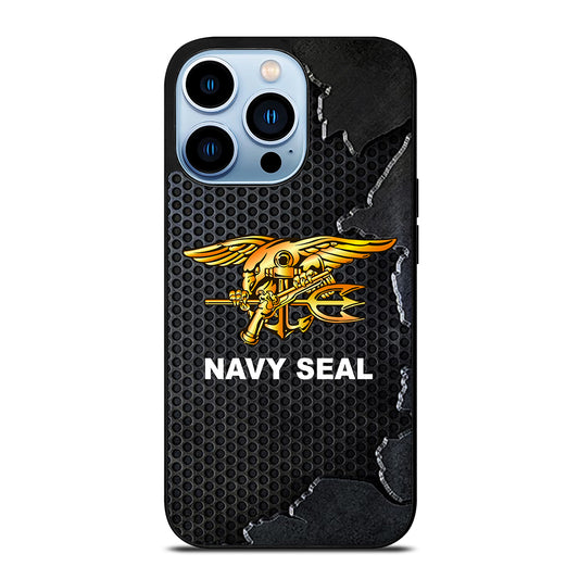 US NAVY SEAL LOGO METAL iPhone 13 Pro Max Case Cover