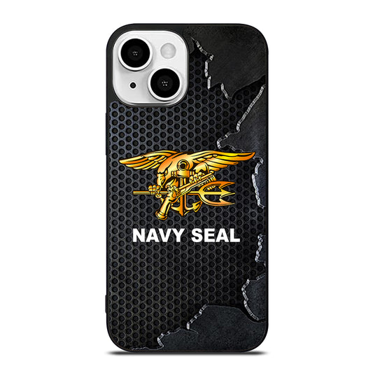 US NAVY SEAL LOGO METAL iPhone 13 Mini Case Cover
