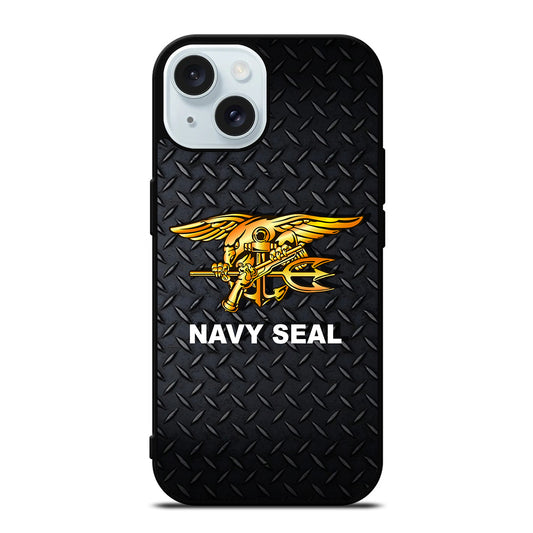 US NAVY SEAL PLATE LOGO iPhone 15 Case Cover