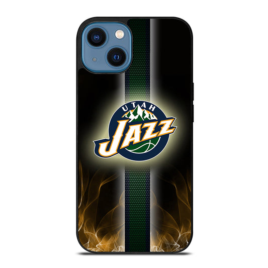 UTAH JAZZ FLAME LOGO iPhone 14 Case Cover