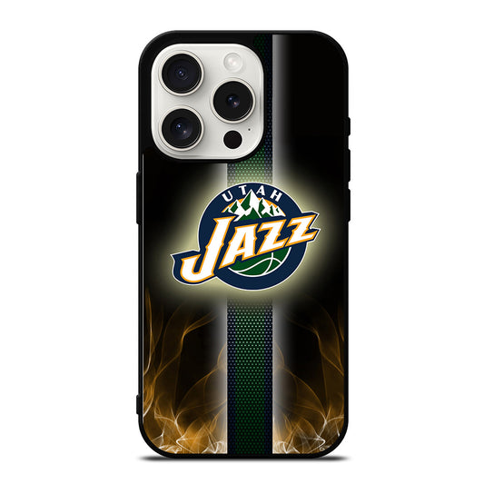 UTAH JAZZ FLAME LOGO iPhone 15 Pro Case Cover