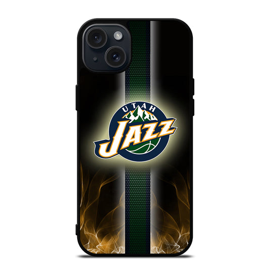 UTAH JAZZ FLAME LOGO iPhone 15 Plus Case Cover