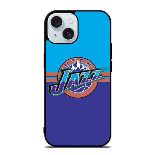 UTAH JAZZ LOGO BASKETBALL iPhone 15 Case Cover