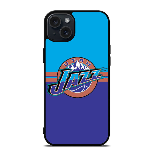 UTAH JAZZ LOGO BASKETBALL iPhone 15 Plus Case Cover