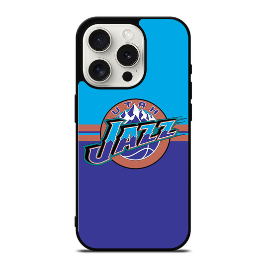UTAH JAZZ LOGO BASKETBALL iPhone 15 Pro Case Cover