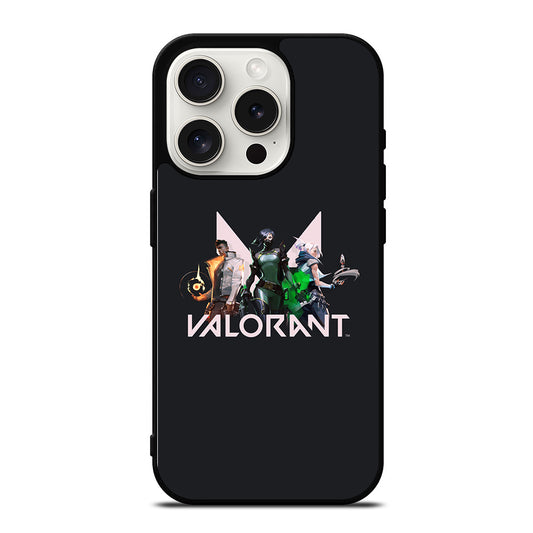 VALORANT LOGO CHARACTER iPhone 15 Pro Case Cover