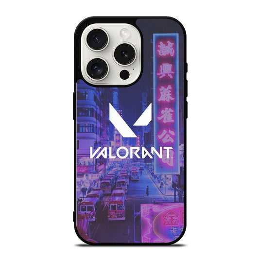 VALORANT LOGO CITY iPhone 15 Pro Case Cover