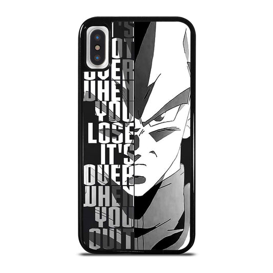 VEGETA DRAGON BALL QUOTE iPhone X / XS Case Cover