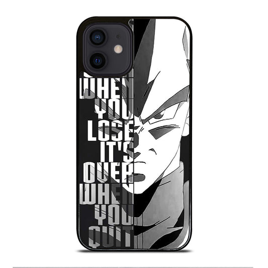 VEGETA DRAGON BALL QUOTE iPhone 12 Mini Case Cover