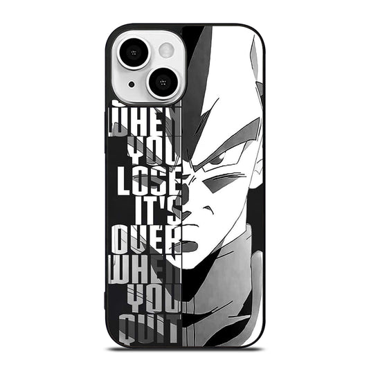 VEGETA DRAGON BALL QUOTE iPhone 13 Mini Case Cover