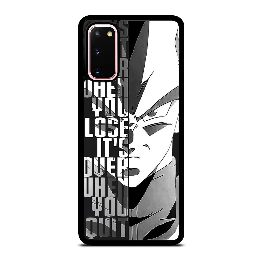 VEGETA DRAGON BALL QUOTE Samsung Galaxy S20 Case Cover