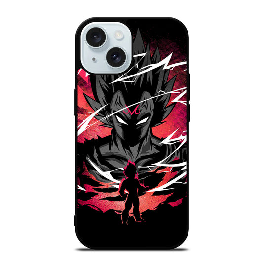VEGETA MAJIN DRAGON BALL ART iPhone 15 Case Cover