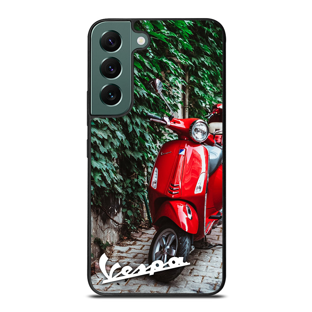 VESPA PIAGGIO RED MOTORCYCLE Samsung Galaxy S22 Case Cover