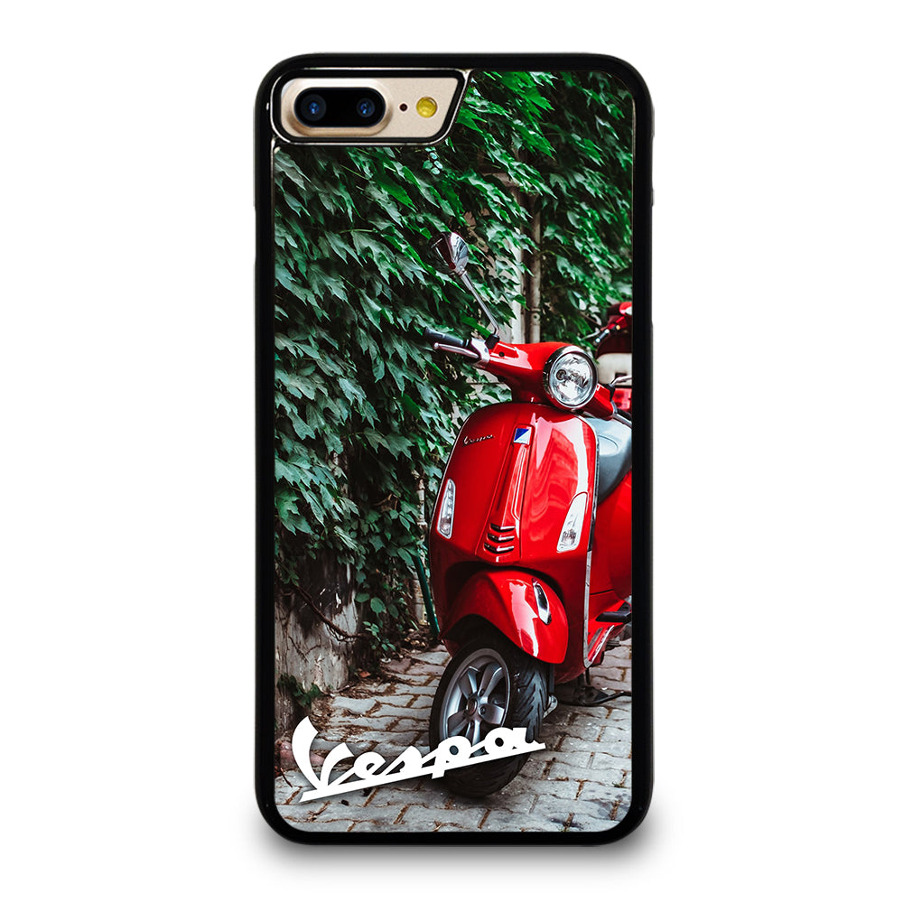 VESPA PIAGGIO RED MOTORCYCLE iPhone 7 / 8 Plus Case Cover