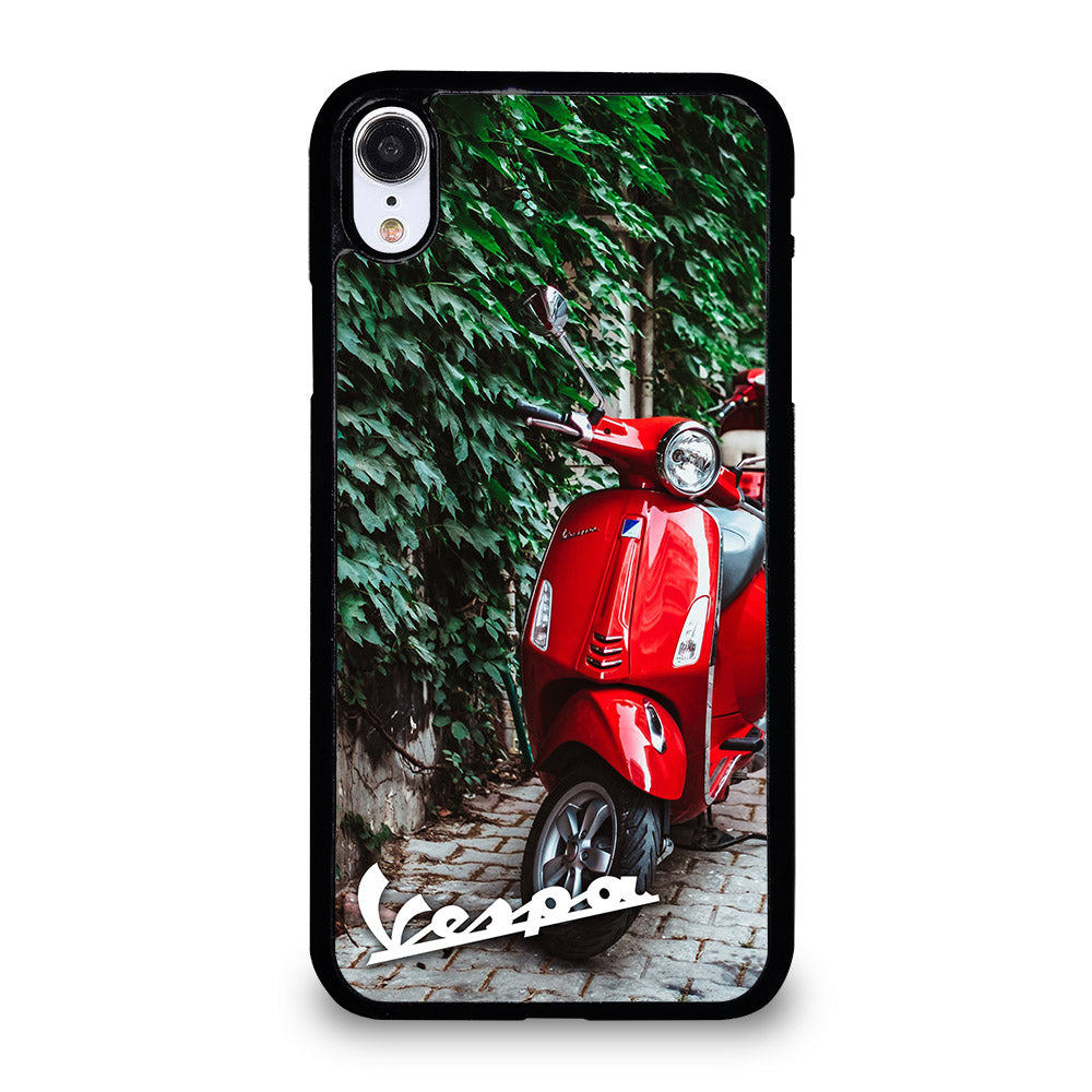 VESPA PIAGGIO RED MOTORCYCLE iPhone XR Case Cover