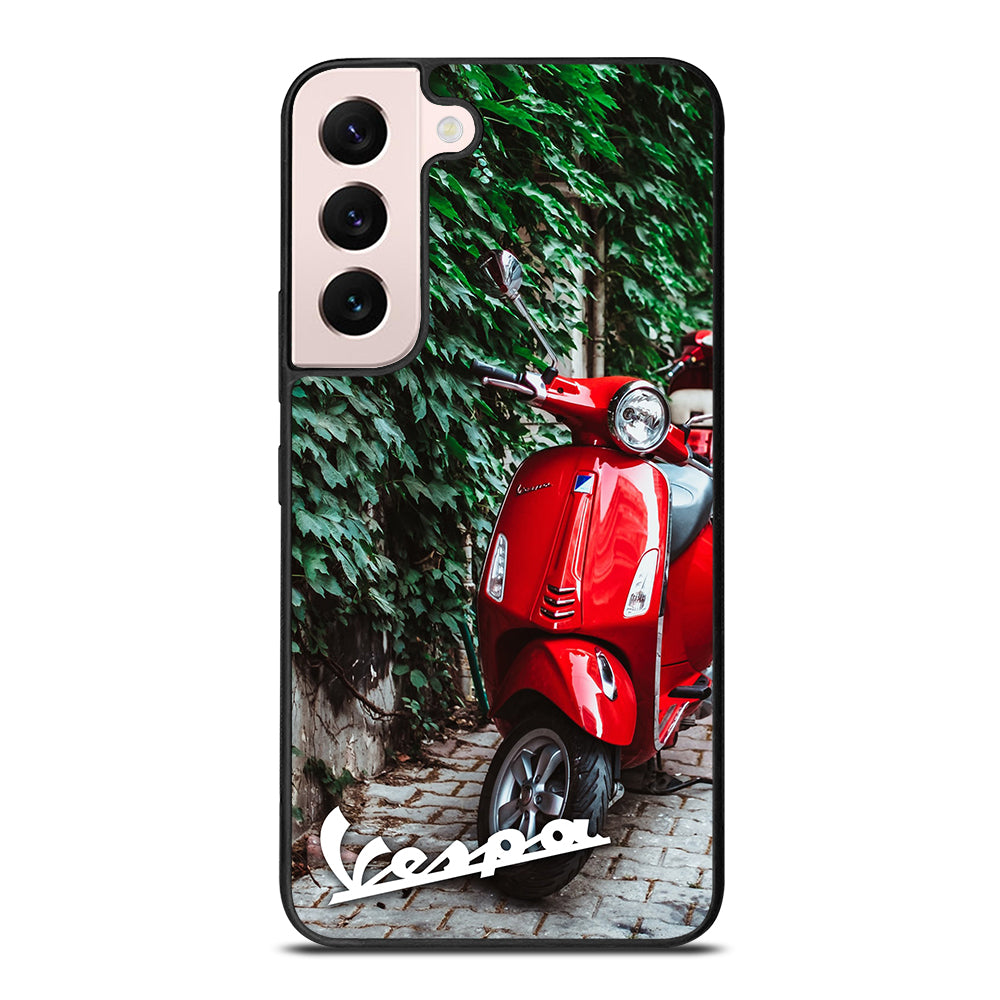 VESPA PIAGGIO RED MOTORCYCLE Samsung Galaxy S22 Plus Case Cover