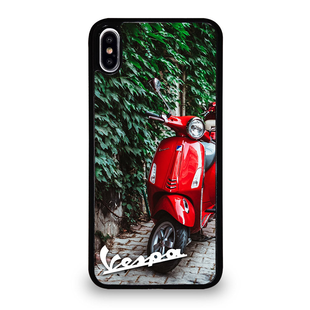 VESPA PIAGGIO RED MOTORCYCLE iPhone XS Max Case Cover