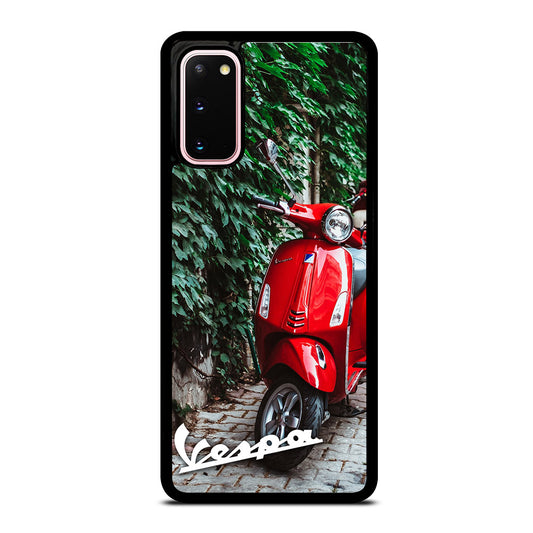 VESPA PIAGGIO RED MOTORCYCLE Samsung Galaxy S20 Case Cover