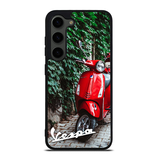 VESPA PIAGGIO RED MOTORCYCLE Samsung Galaxy S23 Plus Case Cover