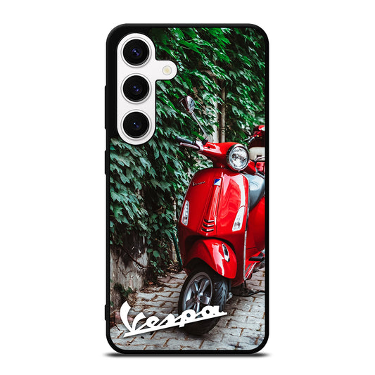 VESPA PIAGGIO RED MOTORCYCLE Samsung Galaxy S24 Case Cover