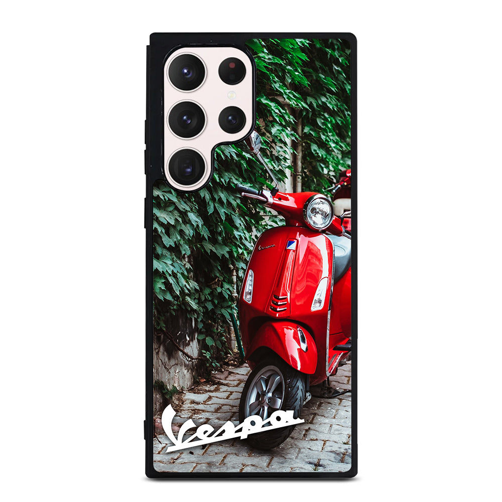 VESPA PIAGGIO RED MOTORCYCLE Samsung Galaxy S23 Ultra Case Cover