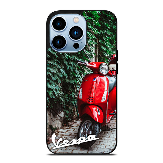 VESPA PIAGGIO RED MOTORCYCLE iPhone 13 Pro Max Case Cover