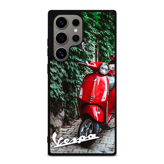 VESPA PIAGGIO RED MOTORCYCLE Samsung Galaxy S24 Ultra Case Cover
