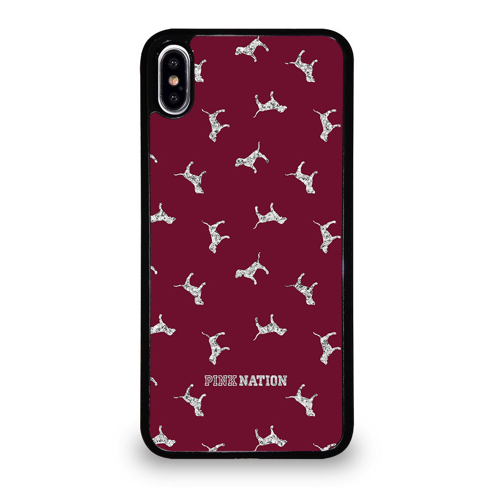 VICTORIA'S SECRET PINK NATION DOG iPhone XS Max Case Cover