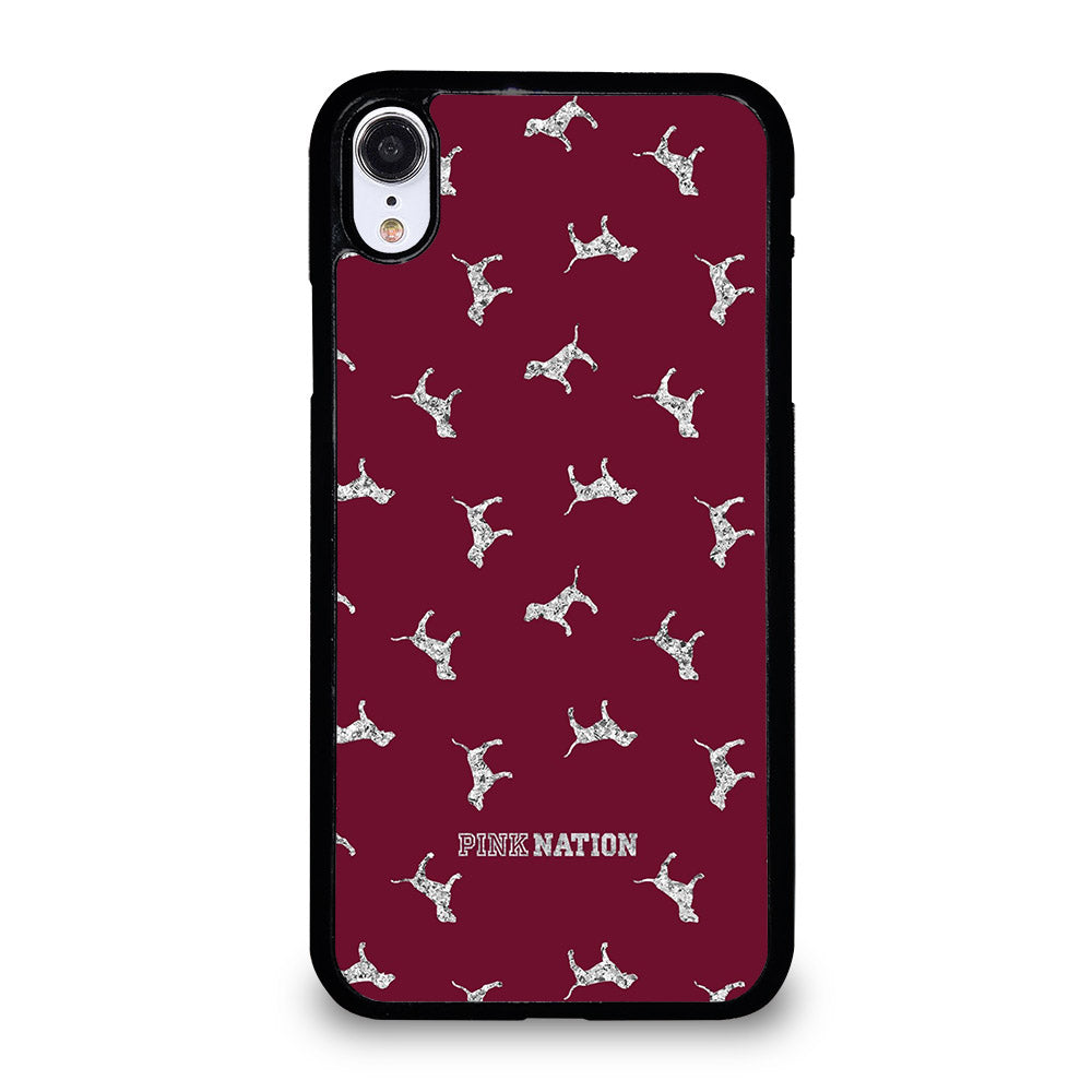 VICTORIA'S SECRET PINK NATION DOG iPhone XR Case Cover