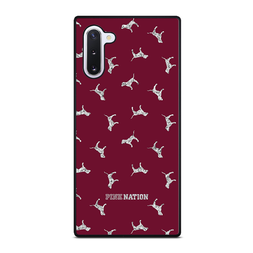 VICTORIA'S SECRET PINK NATION DOG Samsung Galaxy Note 10 Case Cover