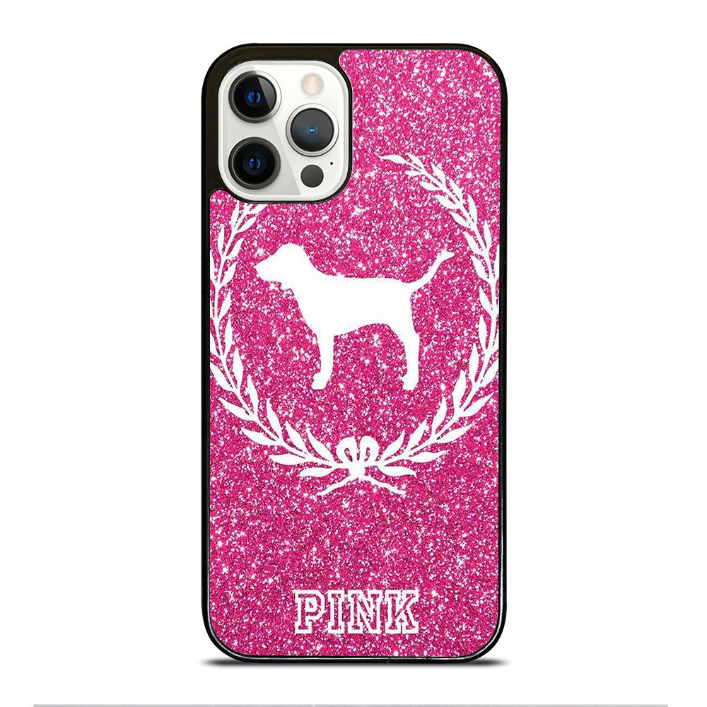 VICTORIA'S SECRET PINK DOG iPhone 12 Pro Case Cover