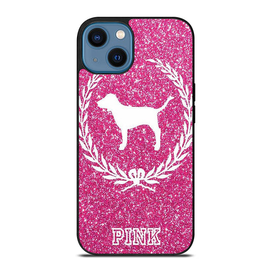 VICTORIA'S SECRET PINK DOG iPhone 14 Case Cover