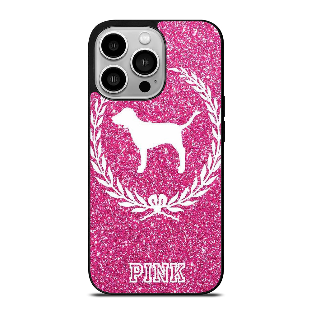 VICTORIA'S SECRET PINK DOG iPhone 14 Pro Case Cover