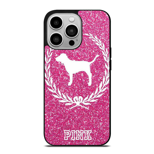 VICTORIA'S SECRET PINK DOG iPhone 14 Pro Case Cover