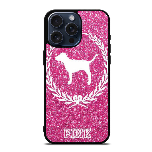VICTORIA'S SECRET PINK DOG iPhone 15 Pro Max Case Cover