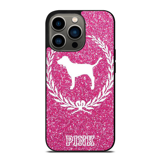 VICTORIA'S SECRET PINK DOG iPhone 13 Pro Case Cover
