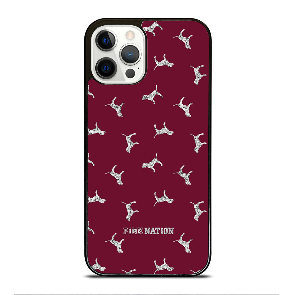 VICTORIA'S SECRET PINK NATION DOG iPhone 12 Pro Case Cover