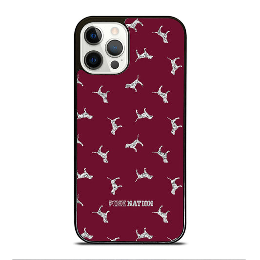 VICTORIA'S SECRET PINK NATION DOG iPhone 12 Pro Case Cover