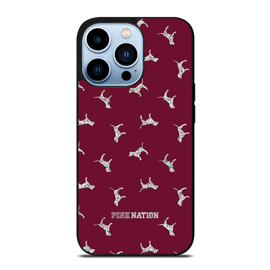 VICTORIA'S SECRET PINK NATION DOG iPhone 13 Pro Max Case Cover